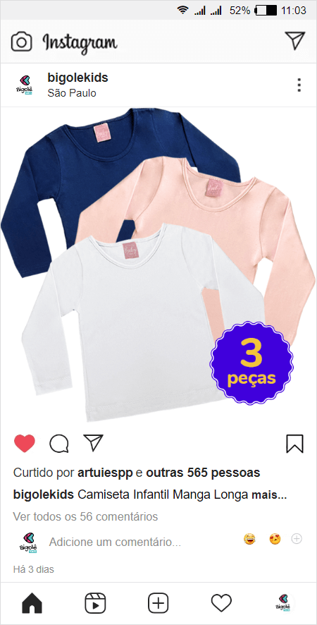 roupa de criança no atacado para revenda vip bigole kids moda kids