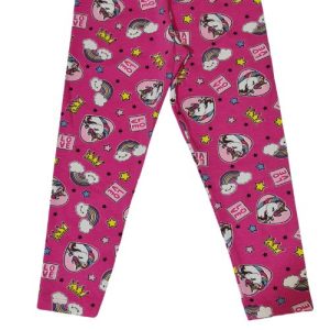 Legging Infantil Menina Pink Detalhes Unicórnio
