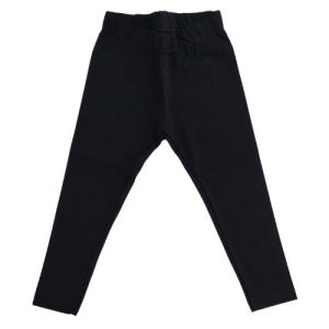 Legging Menina Infaltil Básica Lisa Preta
