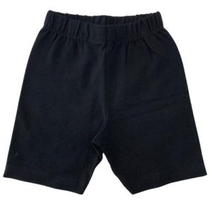 Shorts Ciclista Básico Liso Preto Feminino Confortável
