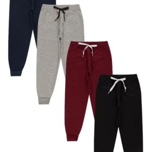 Kit 4 Calças Moletom Infantil Unissex