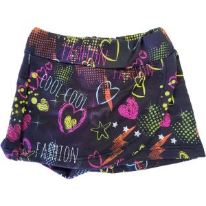 Short Saia Infantil Anos 80