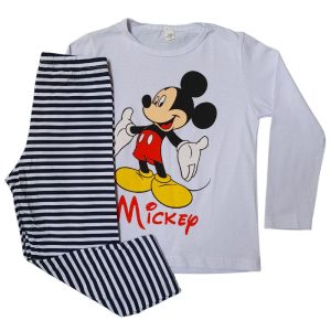 Pijama Infantil Masculino Manga Longa Mickey Mouse