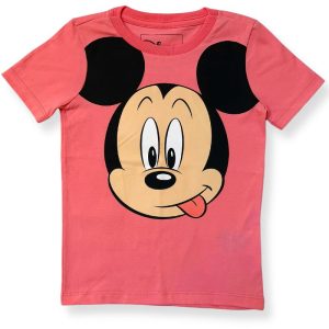 Camiseta Infantil Masculina  Manga Curta Disney Mickey Mouse