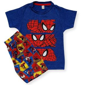 Conjunto Infantil Masculino Verão Marvel Homem Aranha