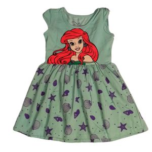 Vestido Infantil Feminino Pequena Sereia