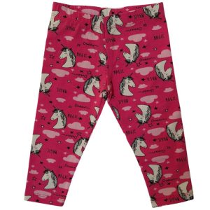 Calça Leggin Feminina Infantil Personagem Unicórnio Magic