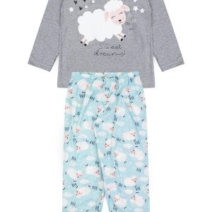 Pijama Infantil Feminino Inverno Sweet Dreams - Mescla
