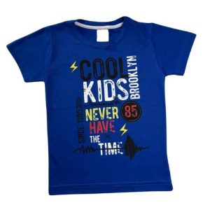 Camiseta Verão Infantil Masculina Cool Kids - Azul