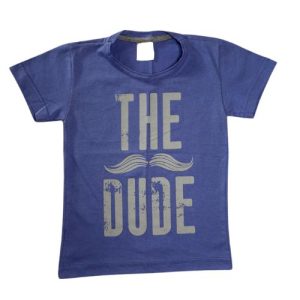 Camiseta Verão Infantil Masculina The Dude - Azul