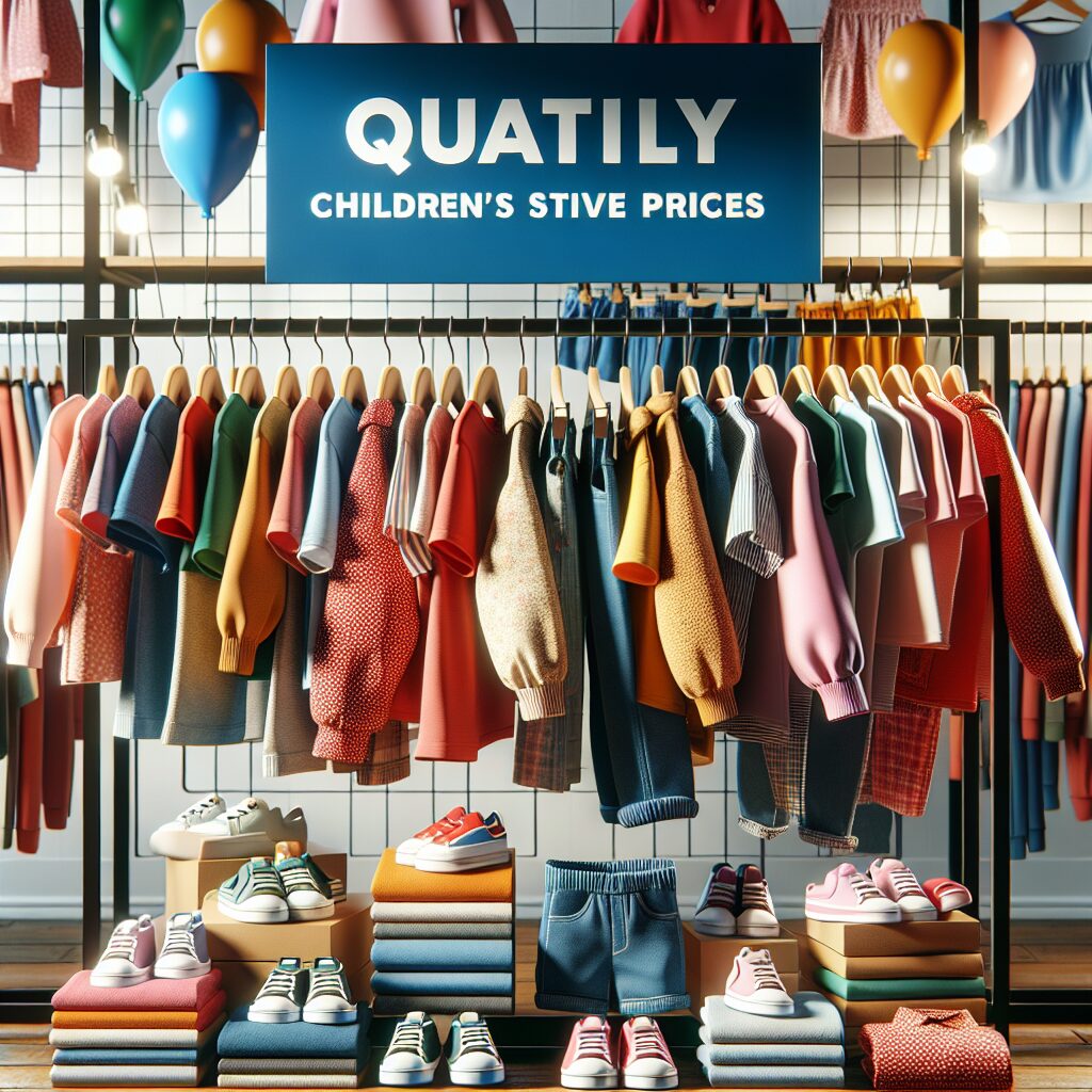 Moda Infantil Atacado: Como Encontrar Qualidade e Preços Competitivos